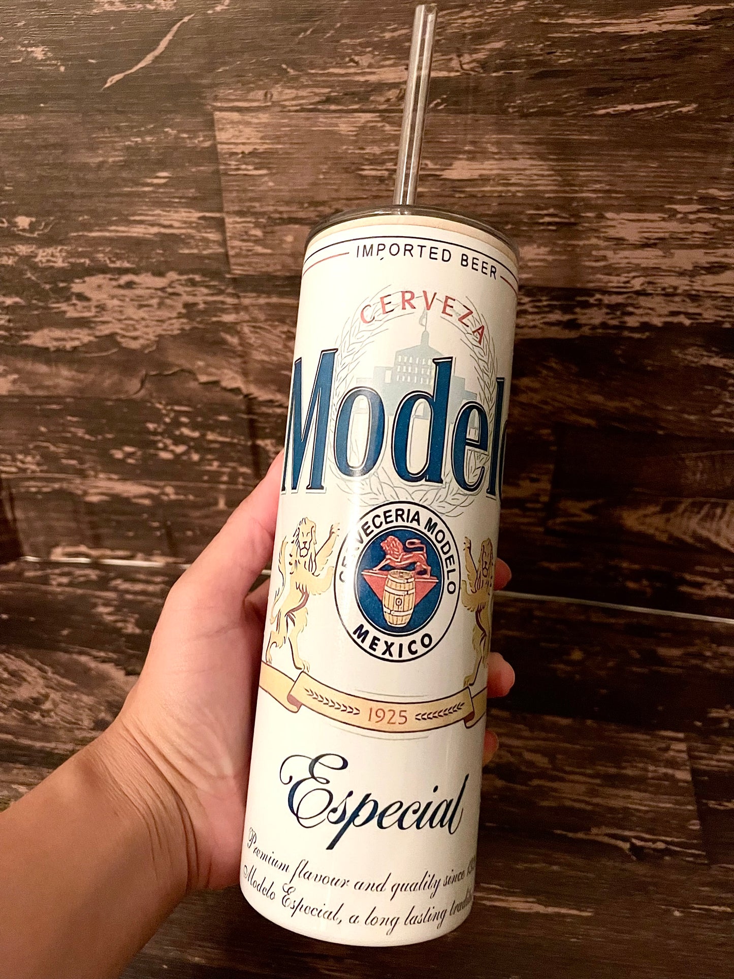 Personalized Stainless Steel Graduation Tumbler w/ Pictures (20oz Skinny)