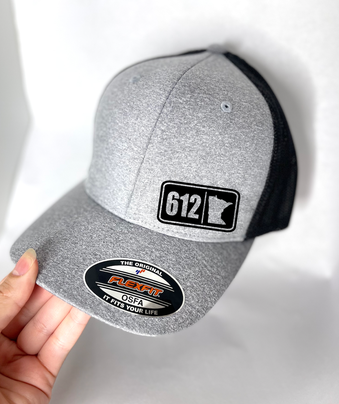 Black Design 651 MN Hat (Choose your custom area code!)