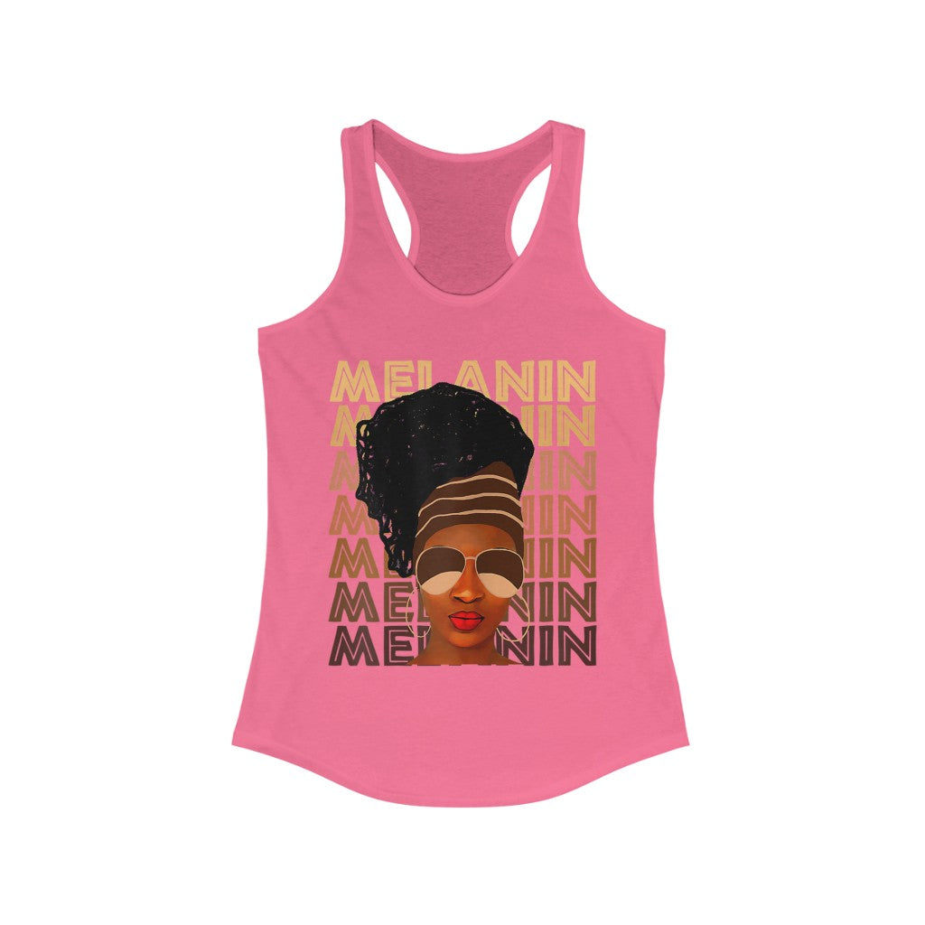 Melanin Women's Racerback Tank Top