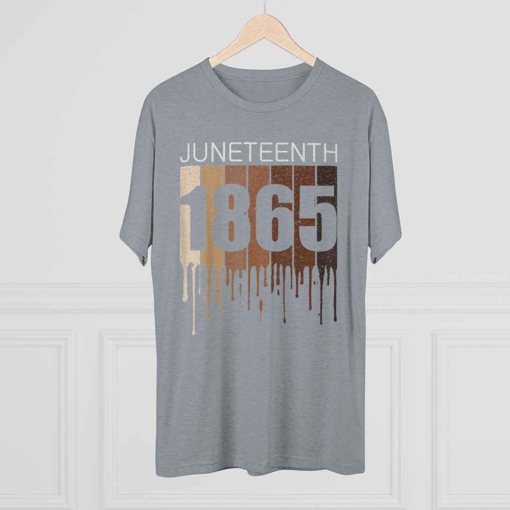 Juneteenth 1865 Unisex Tri-Blend Crew Tee