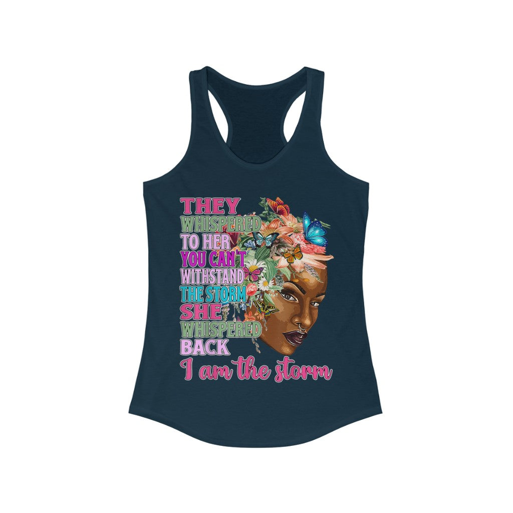 I Am the Storm Women's Racerback Tank Top