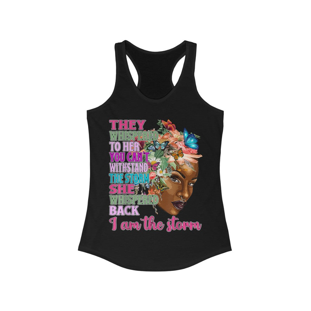 I Am the Storm Women's Racerback Tank Top