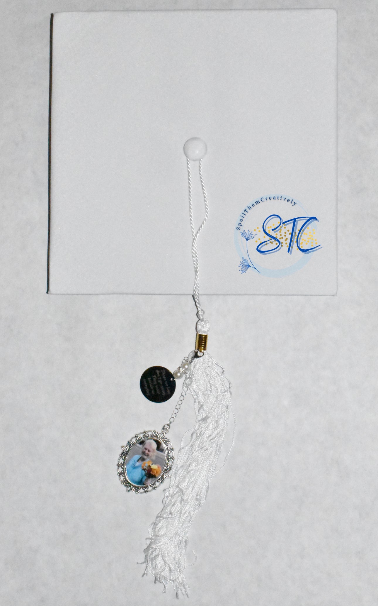 Memorial Graduation Photo Cap Tassel Charm