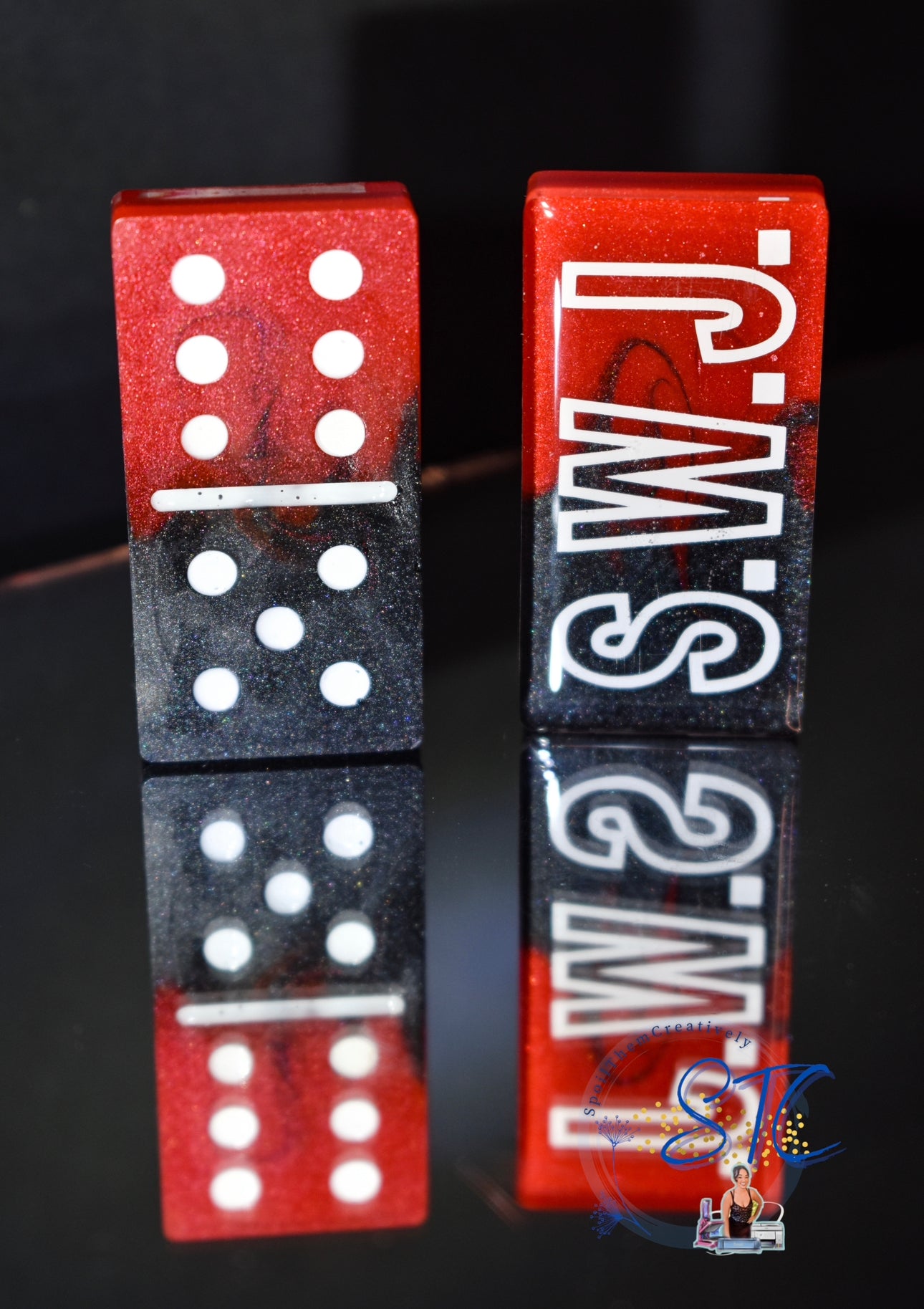 Custom Resin Dominoes