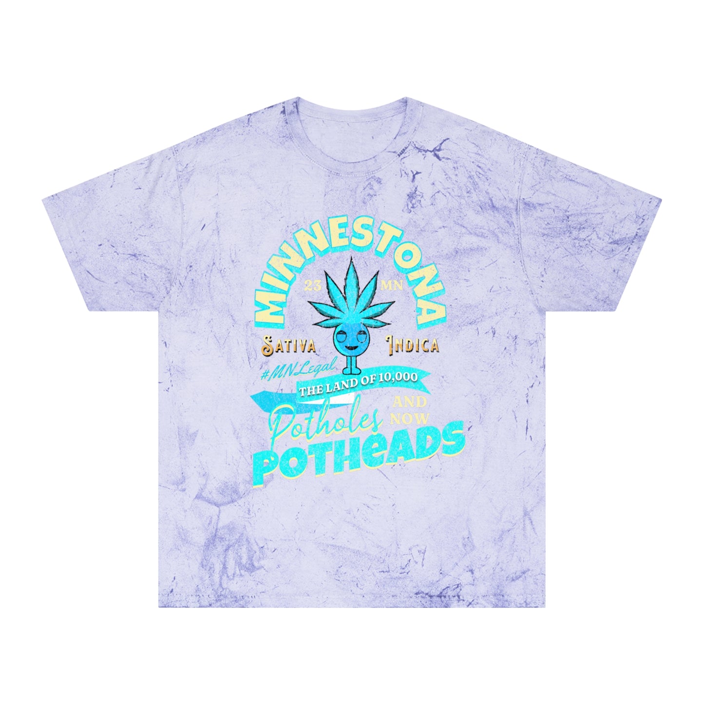 Minnestona | Land of 10,000 Potheads | Minnesota Legal Comfort Color T-shirt