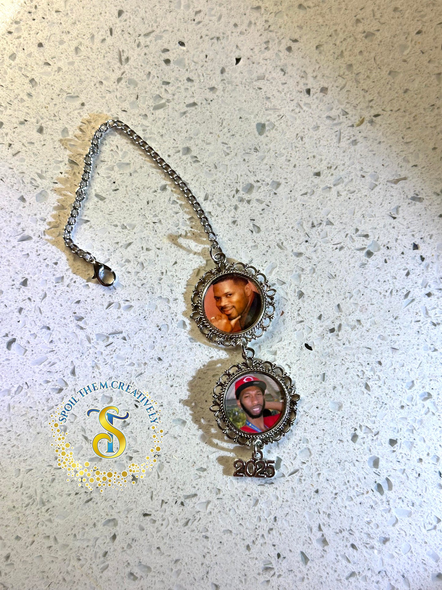 2025 Graduation Photo Cap Tassel Charm