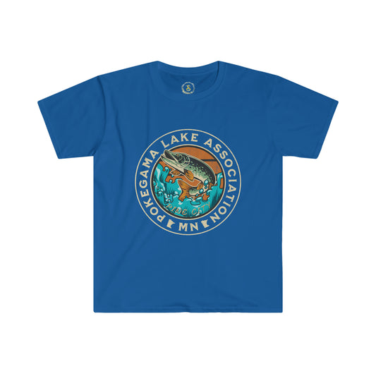 Pokegama Lake Association w Fish | Minnesota T-Shirt