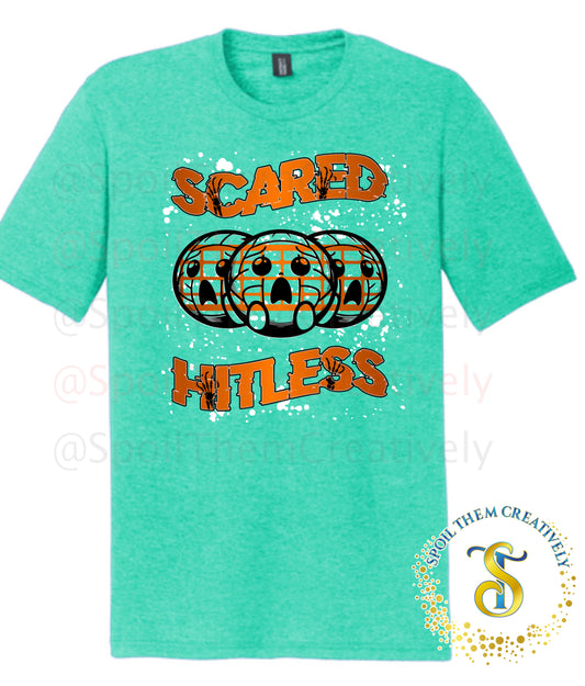 Scared Hitless Volleyball T-shirts