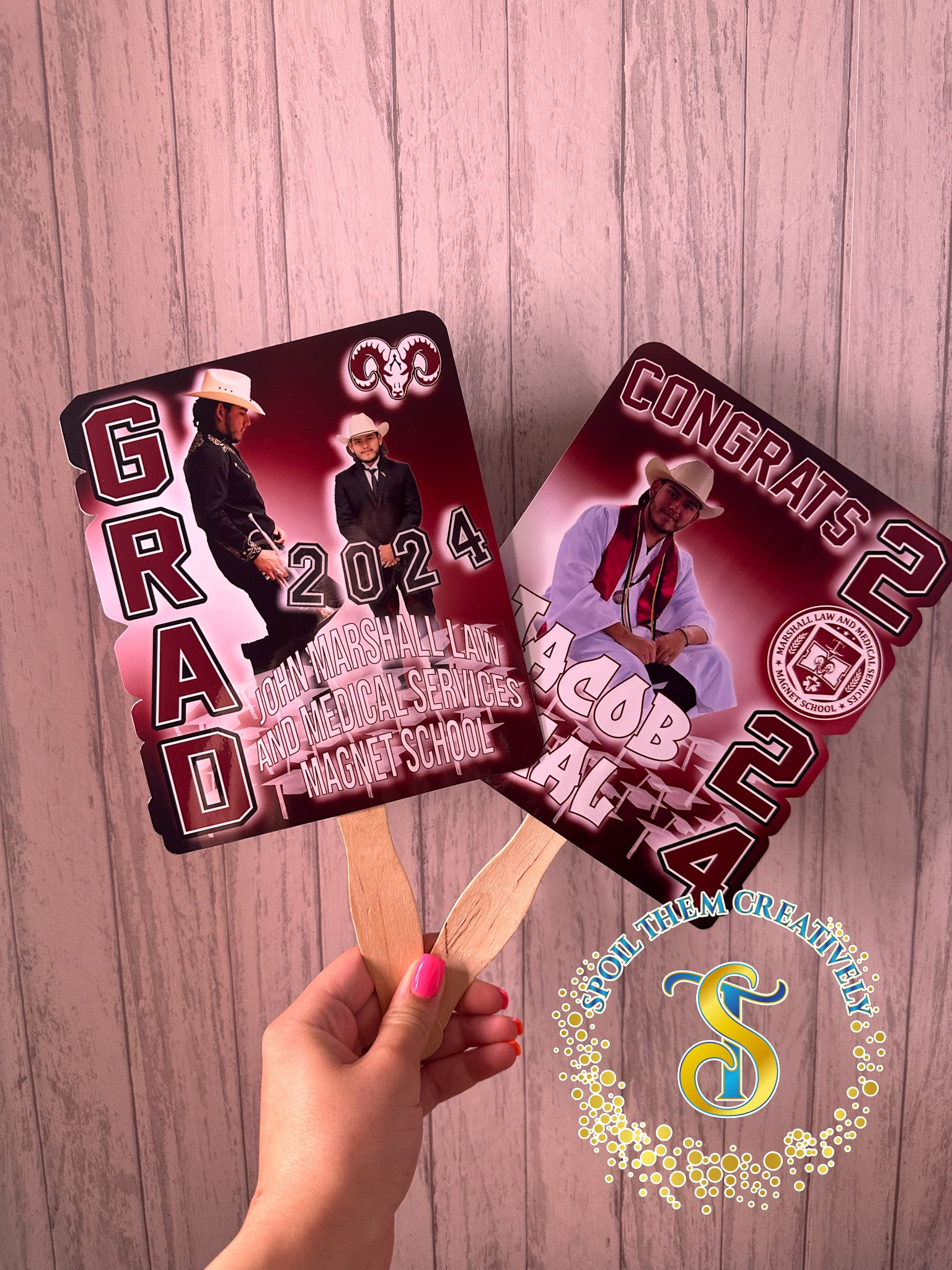 Graduation Hand Fans (4 Pack) – SpoilThemCreatively