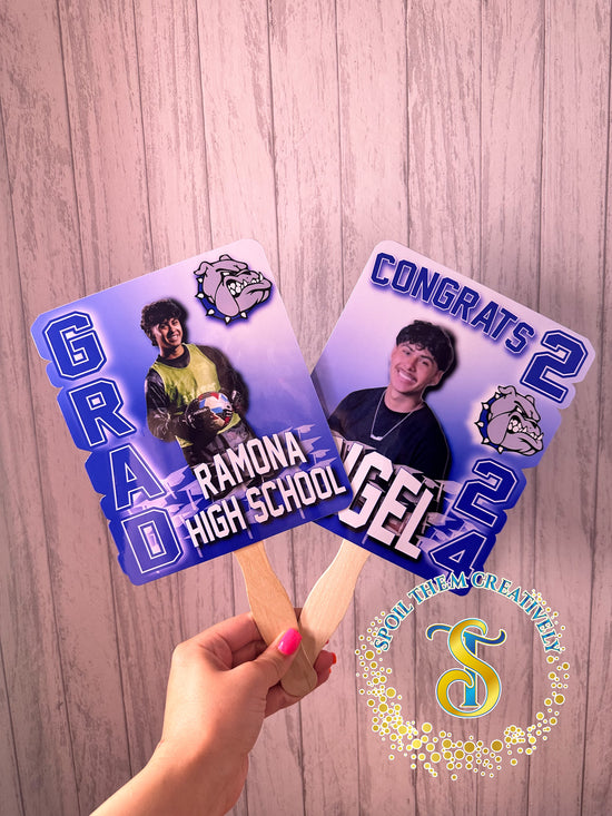 Graduation Hand Fans (4 Pack) – SpoilThemCreatively