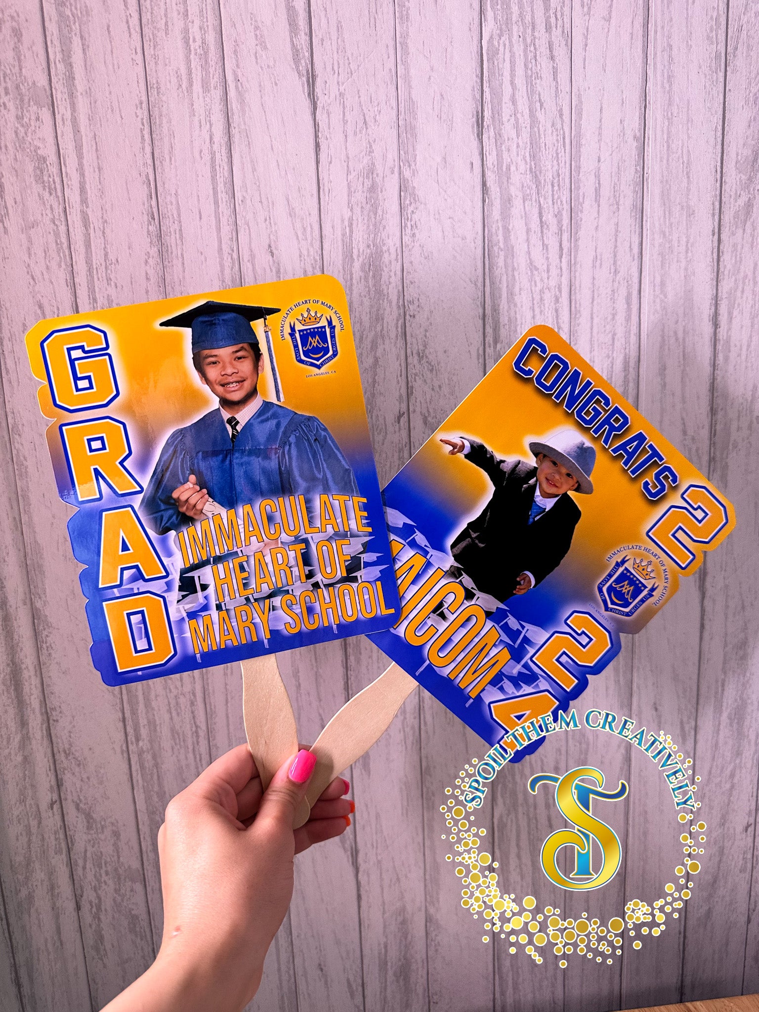 Graduation Hand Fans (4 Pack) – SpoilThemCreatively
