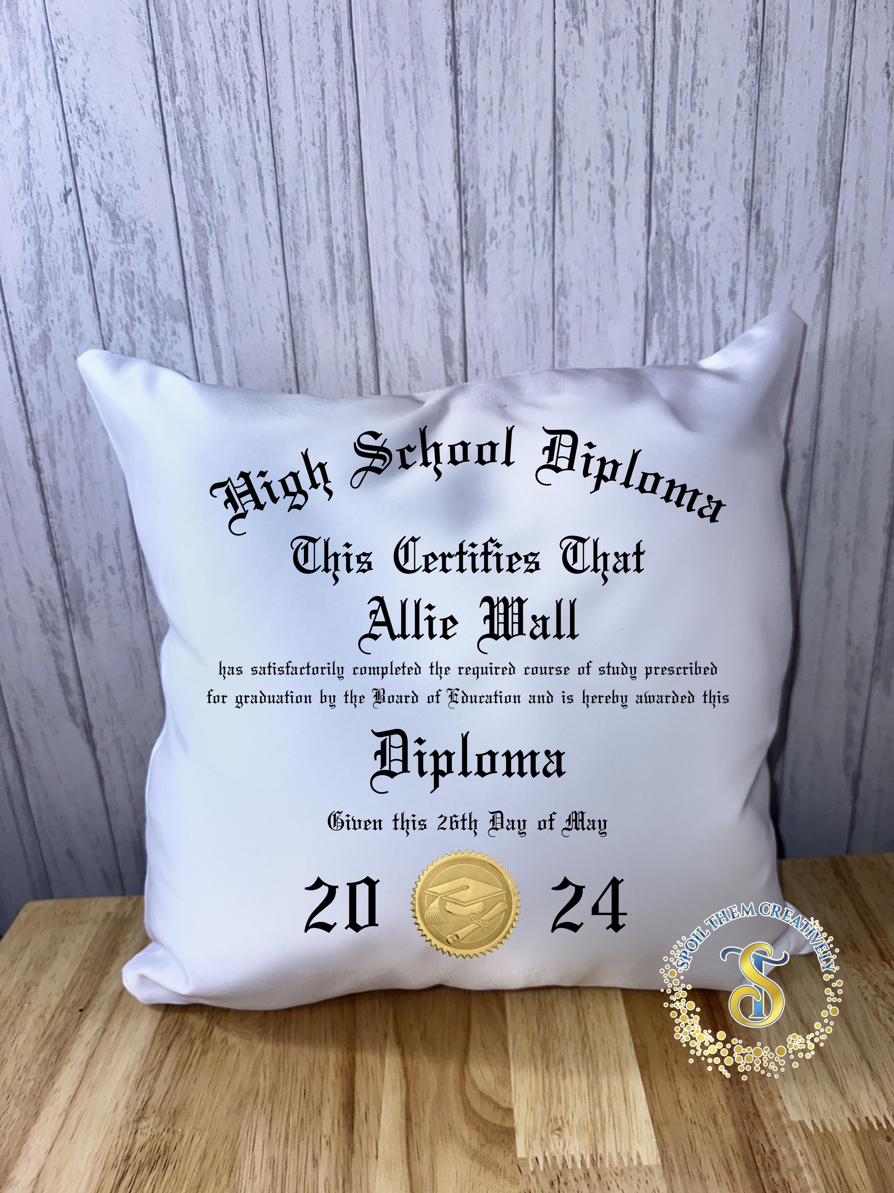 Personalized cheap graduation pillow