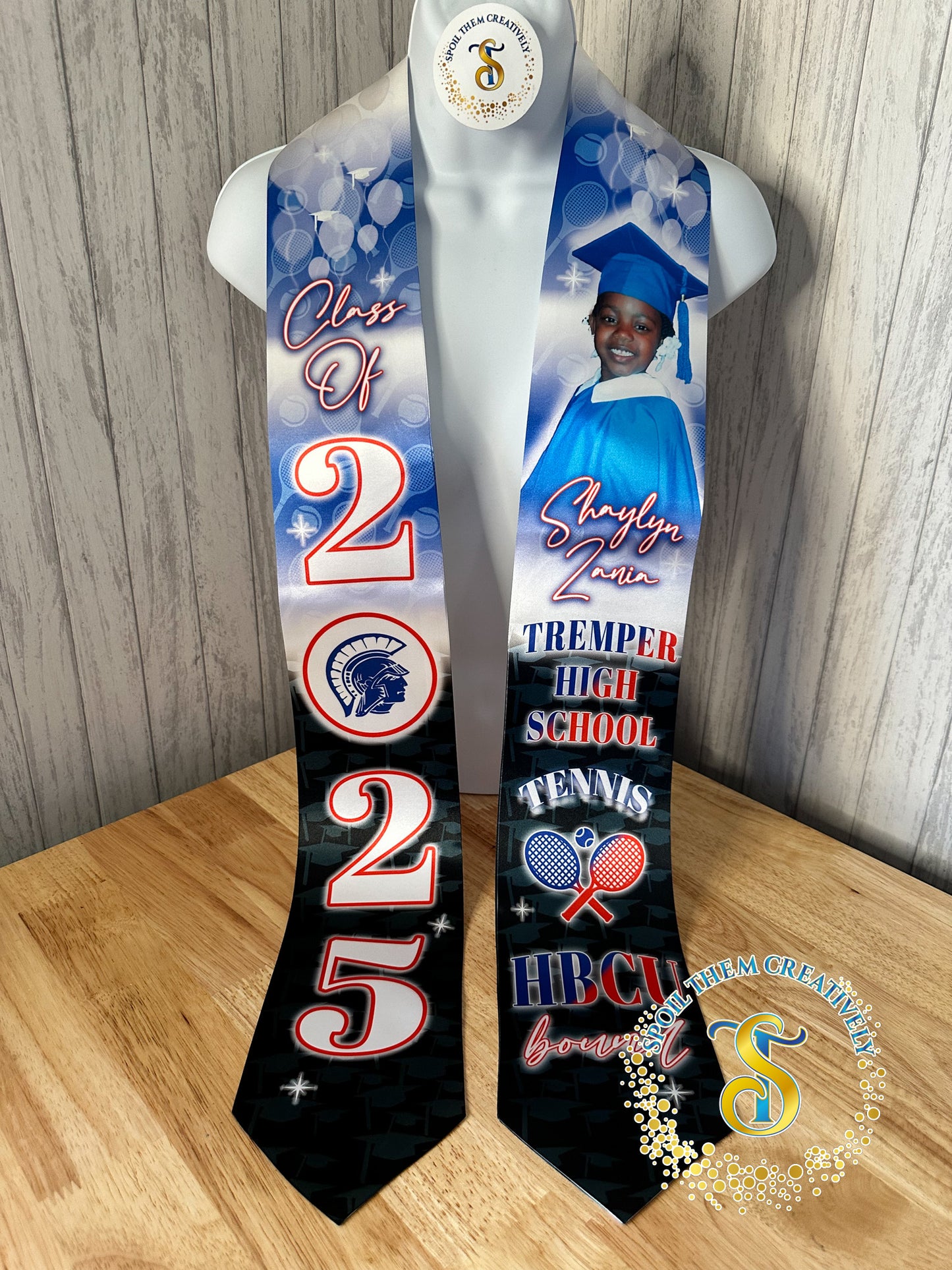 Graduation Stole with 1 Picture
