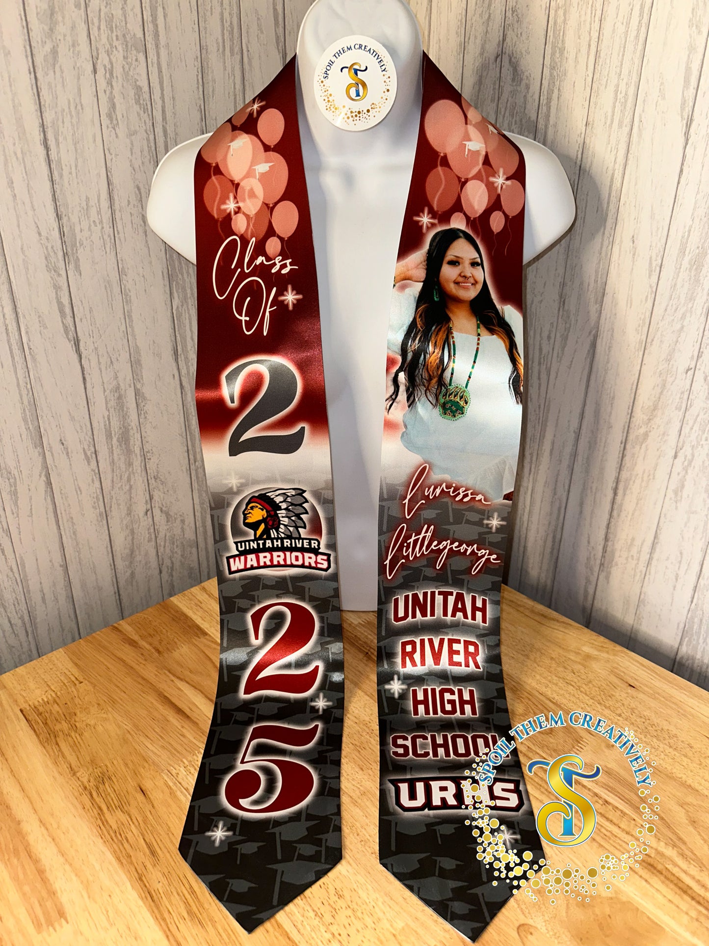 Graduation Stole with 1 Picture