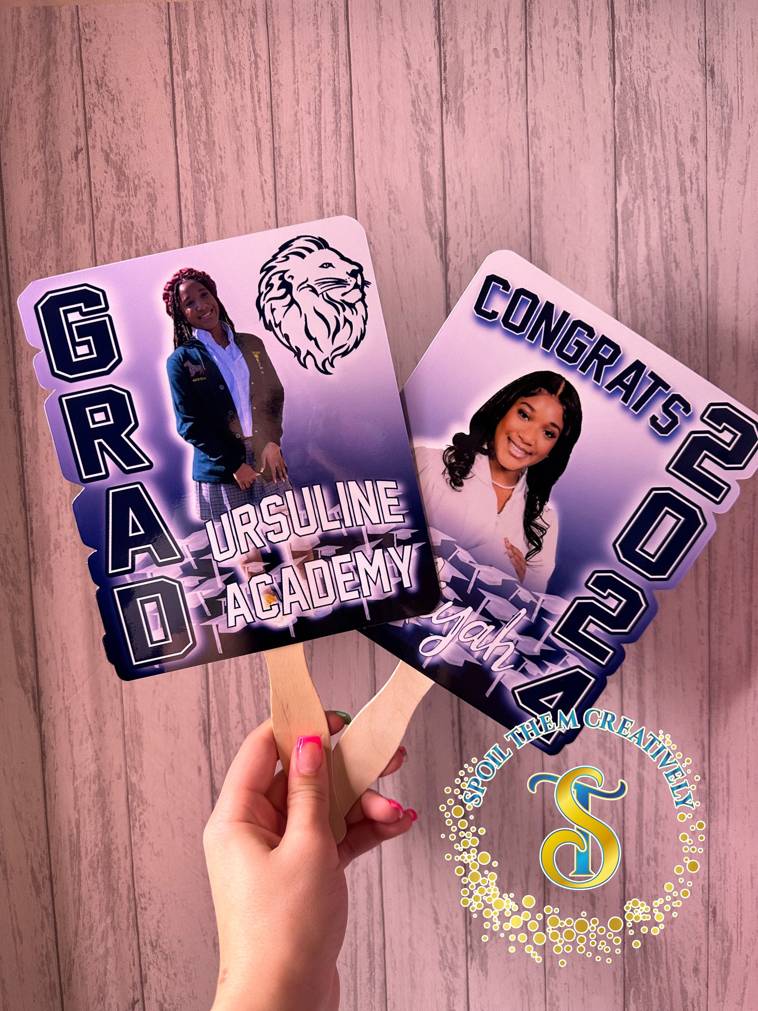 Graduation Hand Fans (4 Pack) – SpoilThemCreatively