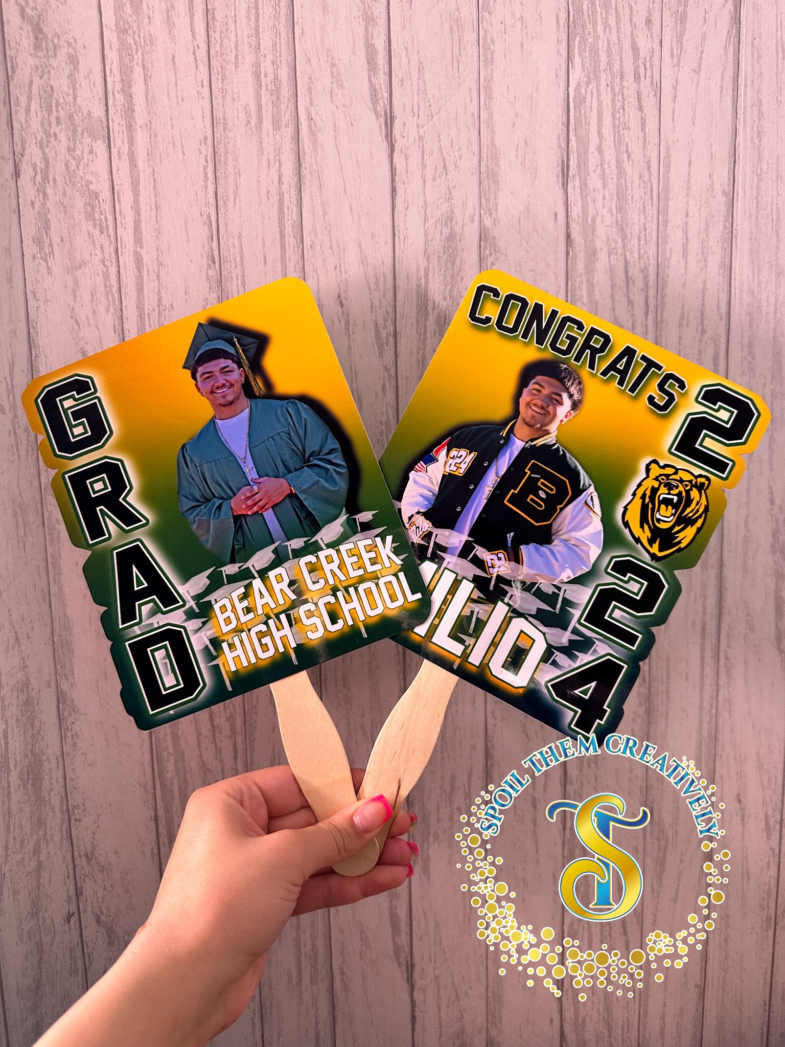 Graduation Hand Fans (4 Pack) – SpoilThemCreatively