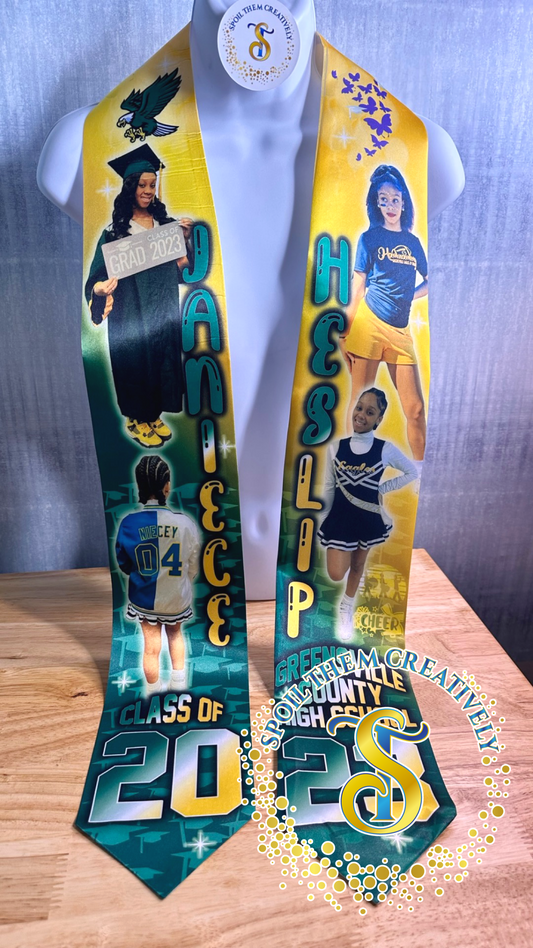 Custom Graduation Stoles – SpoilThemCreatively