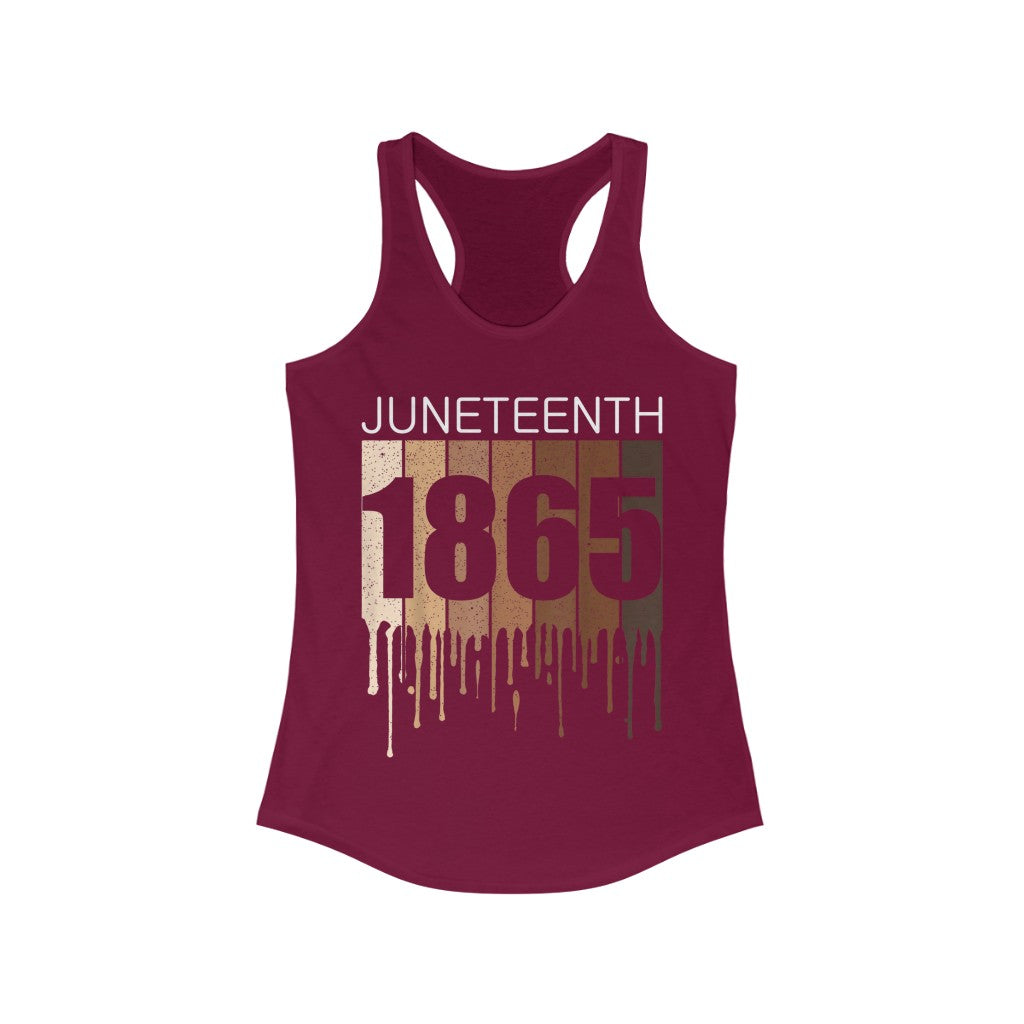 Juneteenth 1865 Women's Racerback Tank Top