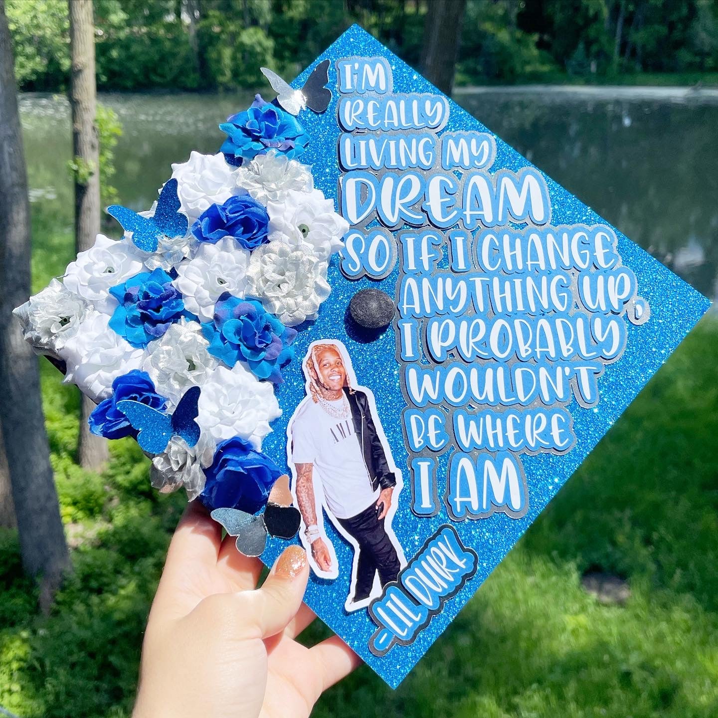 Graduation cap cheap topper ideas