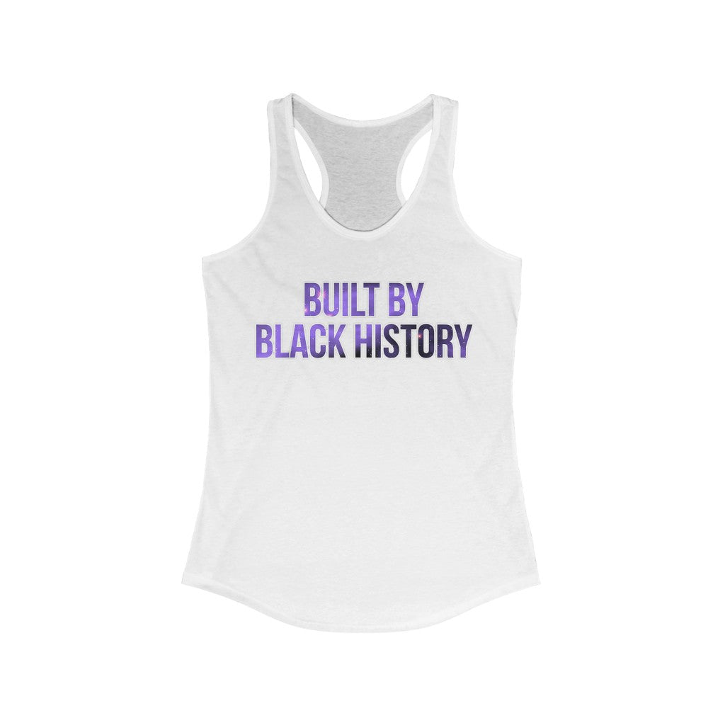 Built by Black History Women's Racerback Tank Top