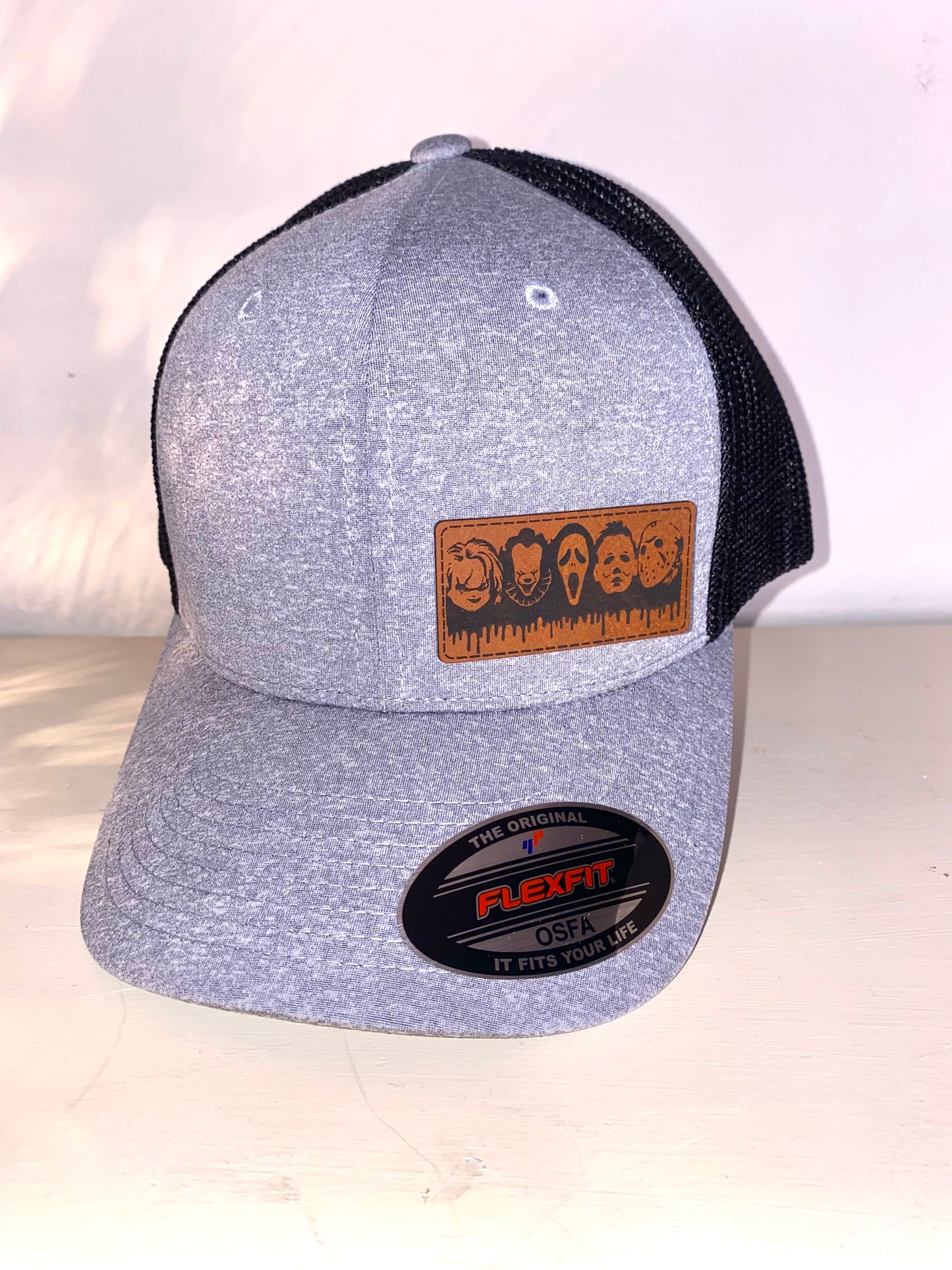 Halloween Leather Patch Hat