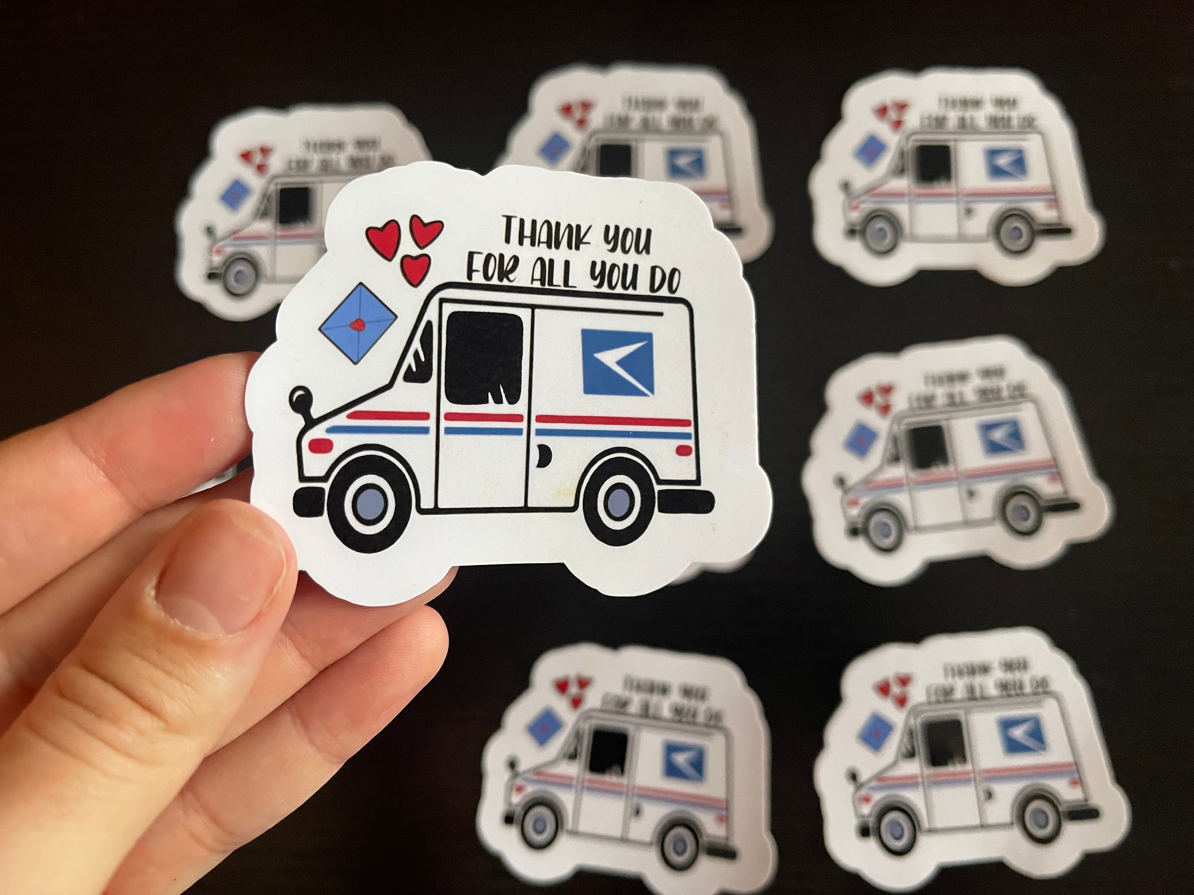 Thank You USPS Postal Sticker – SpoilThemCreatively