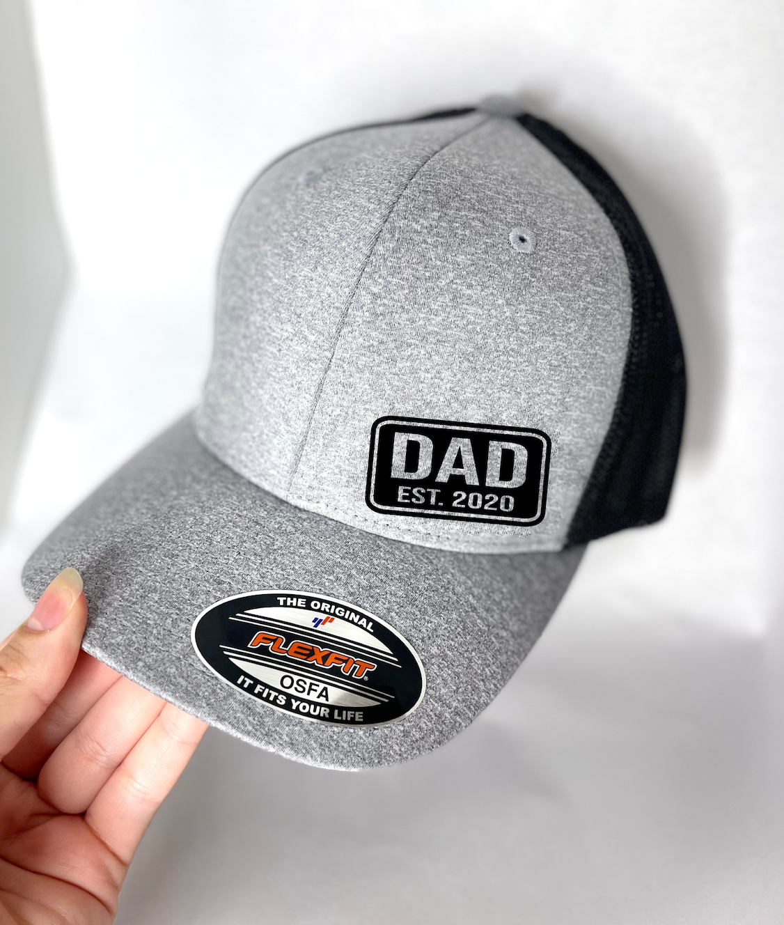 Black Design Dad Hat (Choose your custom dad name!)