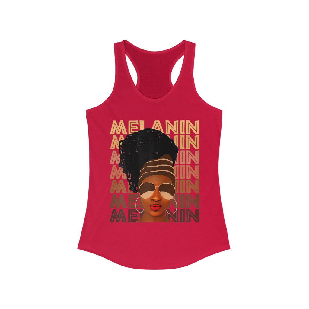 Melanin Women's Racerback Tank Top