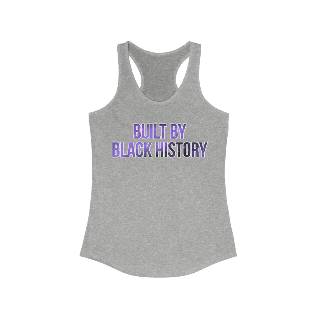 Built by Black History Women's Racerback Tank Top